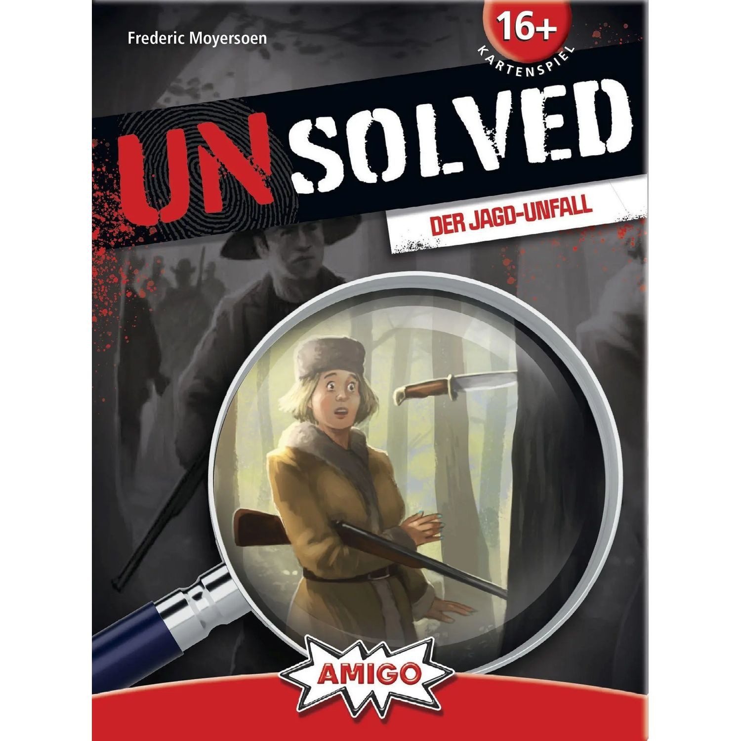 AMIGO Spiel Unsolved - Der Jagd-Unfall