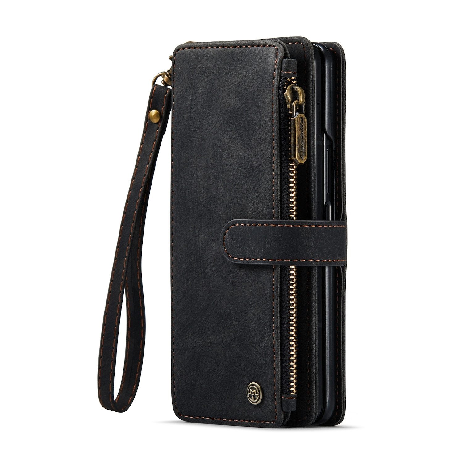 CaseMe Handyhülle Für Samsung Galaxy Z Fold6 Kunstleder Multifunktion Wallet Tasche Case, Kunst-Leder Schutz Tasche Smart Case Multifunktion