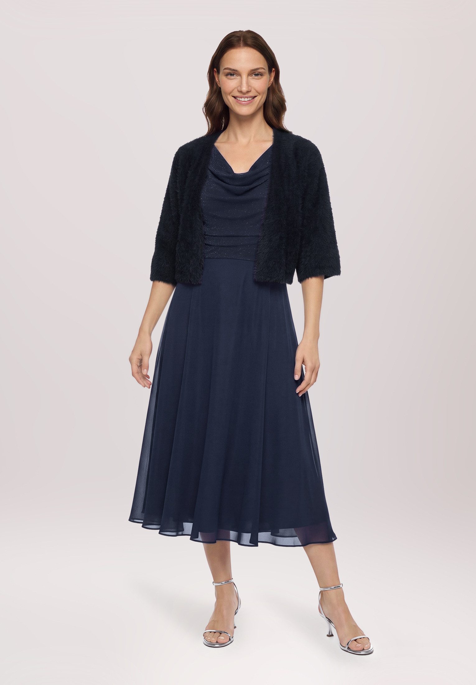 Vera Mont Strickjacke Damen mit 3/4 Arm (1-tlg)