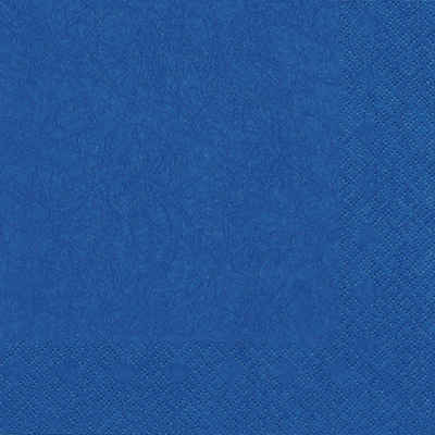 HOME FASHION Papierserviette 20 Servietten Modern Colours blau 33x33cm, (20 St)