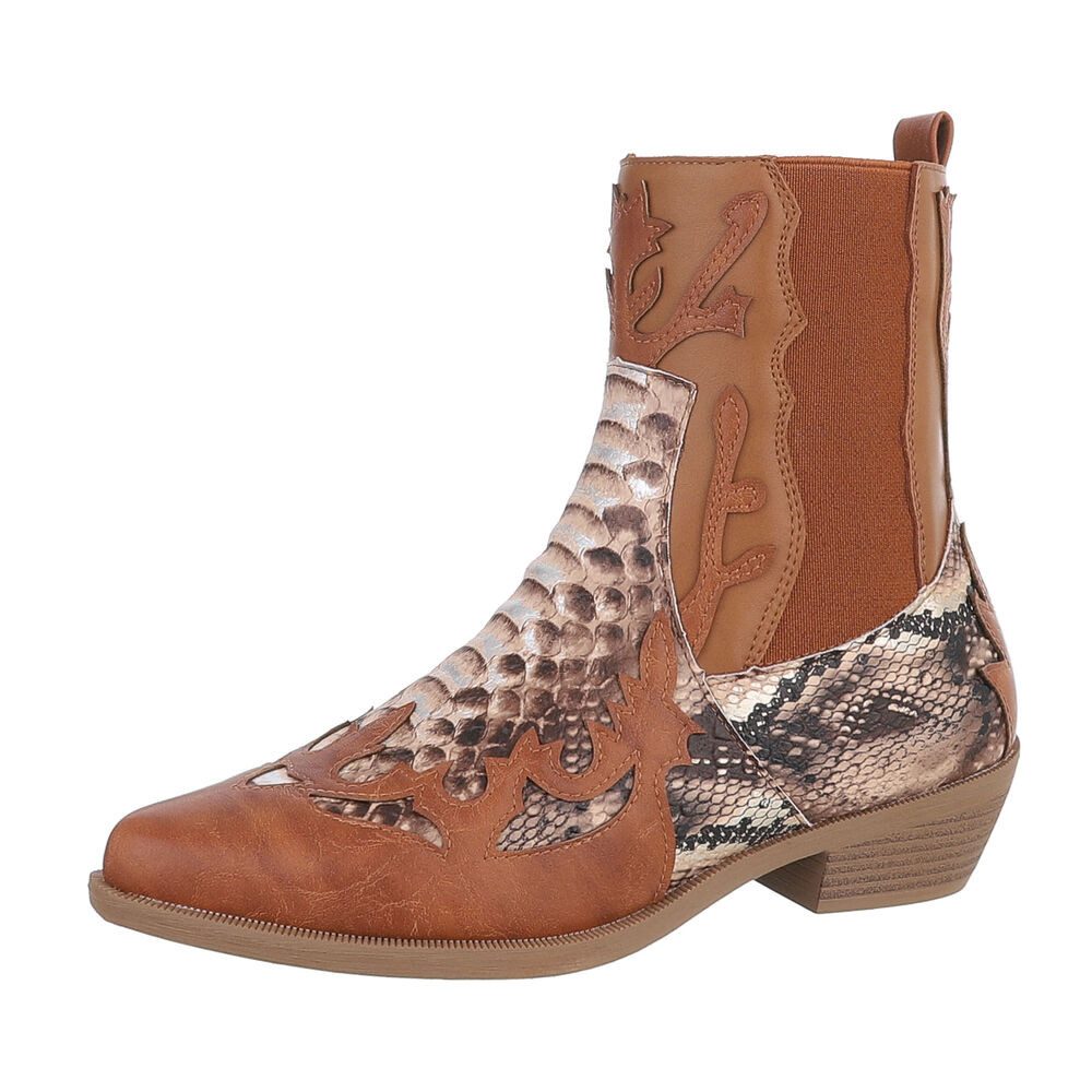 Ital-Design Damen Cowboyboots Western Stiefelette (87118156) günstig online kaufen