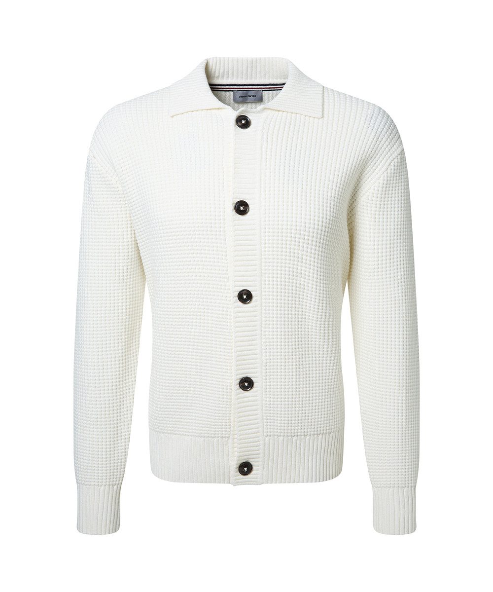 Pierre Cardin Strickjacke mit Rippbündchen