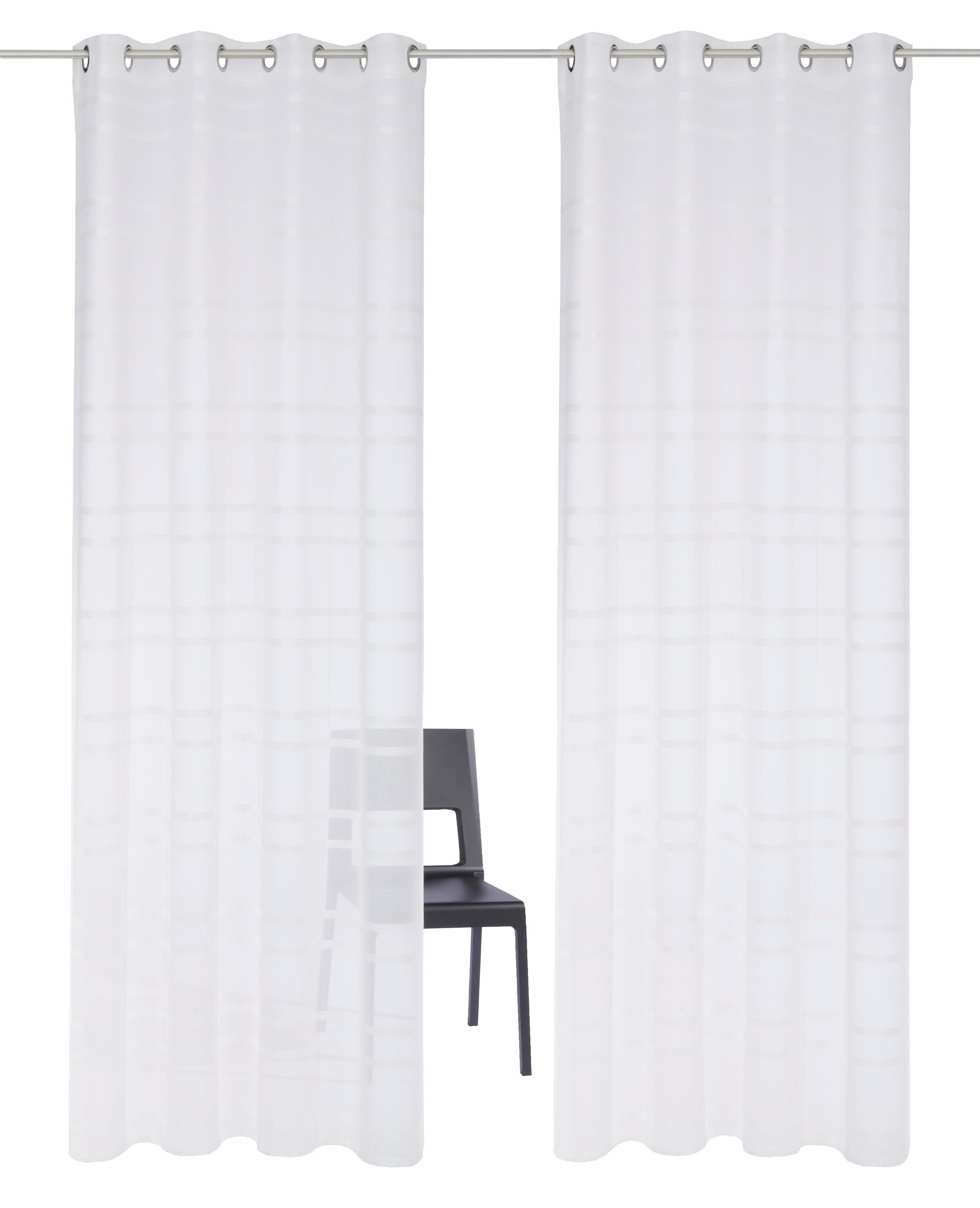 Gardine Assen, my home, Ösen Polyester transparent, Voile, St), (2 Voile, Transparent