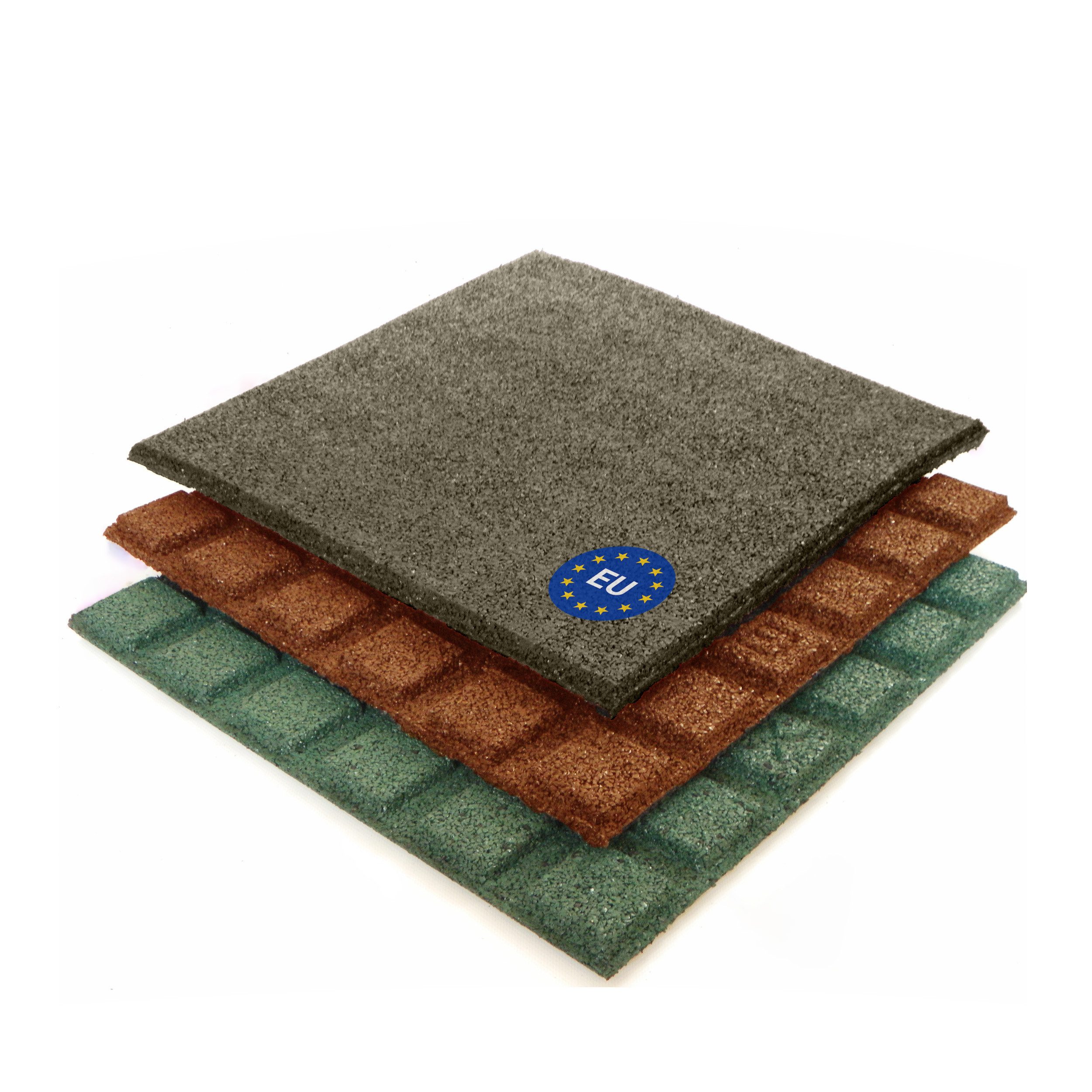 Gartenpirat Gummimatte Fallschutzmatte 50x50 cm Gummimatte günstig online kaufen