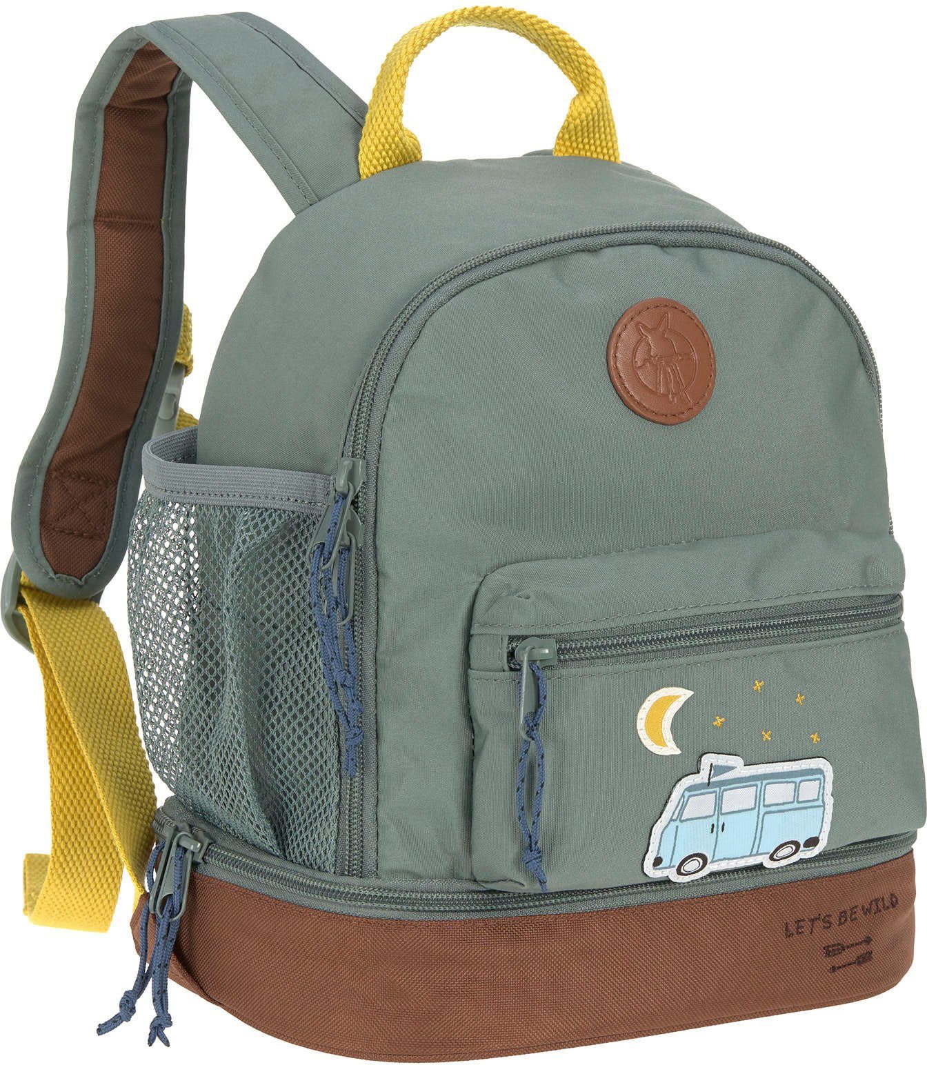 LÄSSIG Kinderrucksack Adventure, Bus, Mini Backpack, PETA-approved vegan