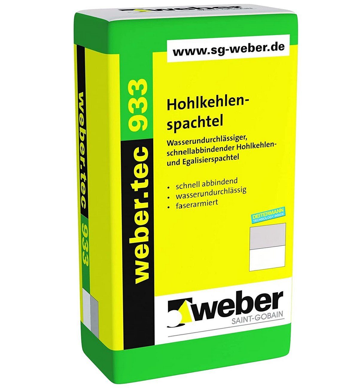 weber.tec Fassadenspachtel Hohlkehlenspachtel, 25 933 kg