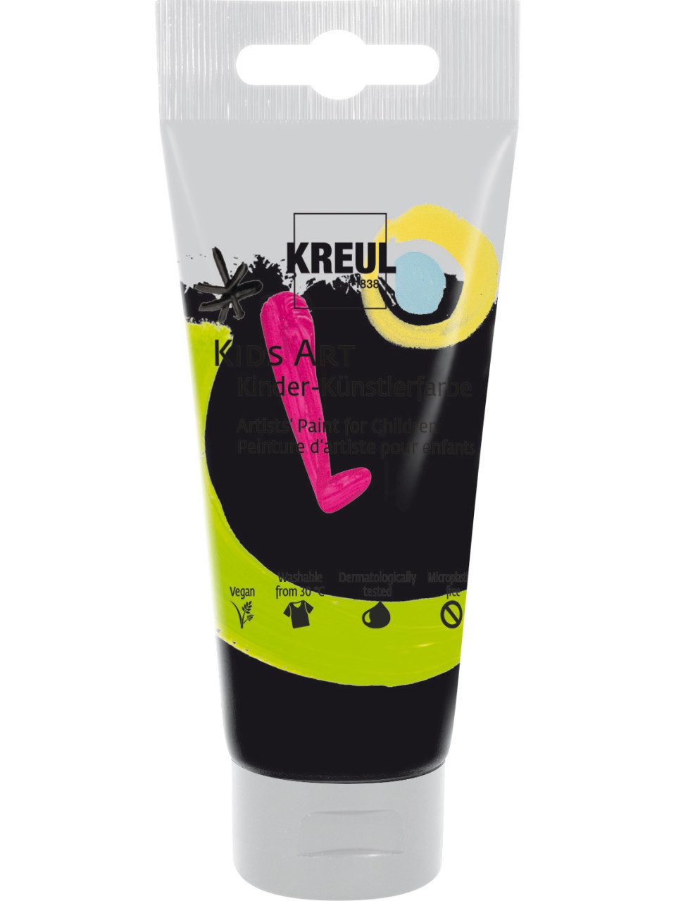 Kreul Bastelfilz Kreul Kids Art Kinder-Künstlerfarbe schwarz Tube