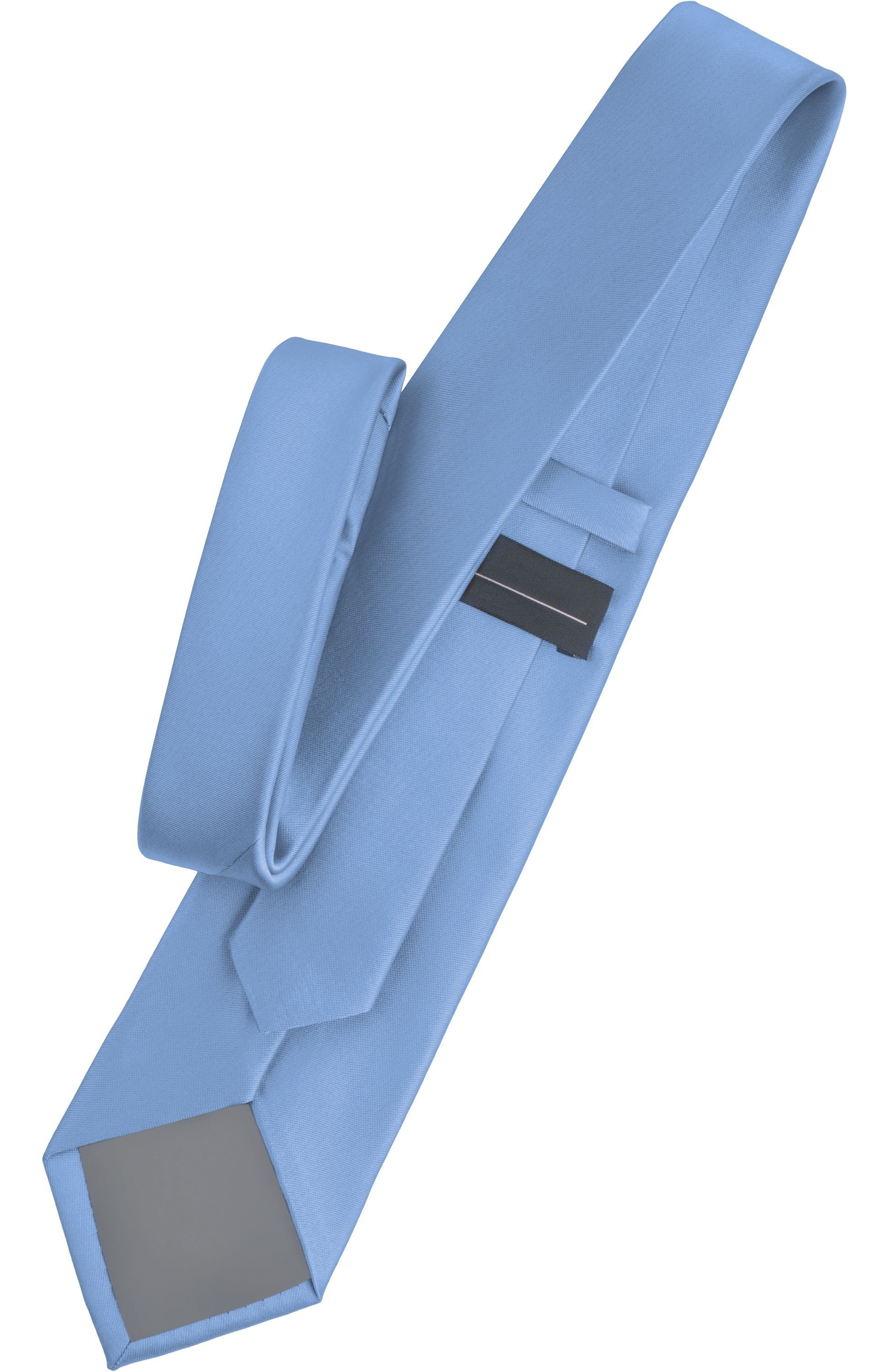 Indigo x Breite (Set, 1-St) Krawatte Krawatte KP-8 Ladeheid (150cm 8cm) Herren