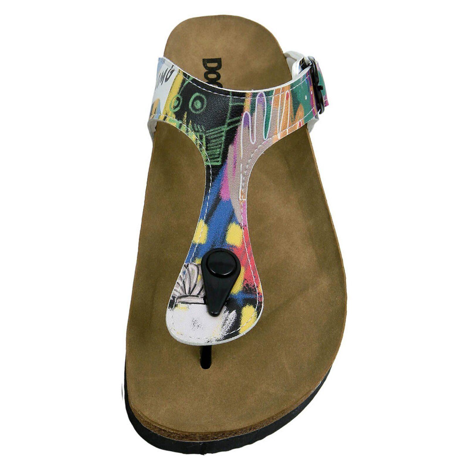 DOGO Lila Zehentrenner No More Drama Damen Sandalen, Lila Zehentrenner Handgefertigt