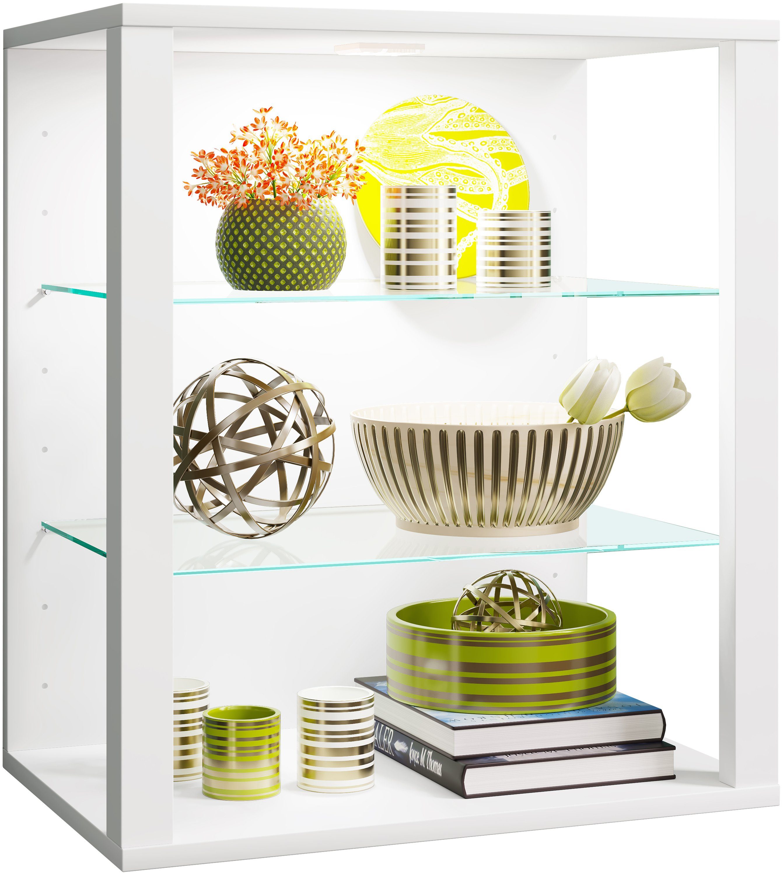 VCM Hängevitrine Holz Glas Stand Vitrine günstig online kaufen