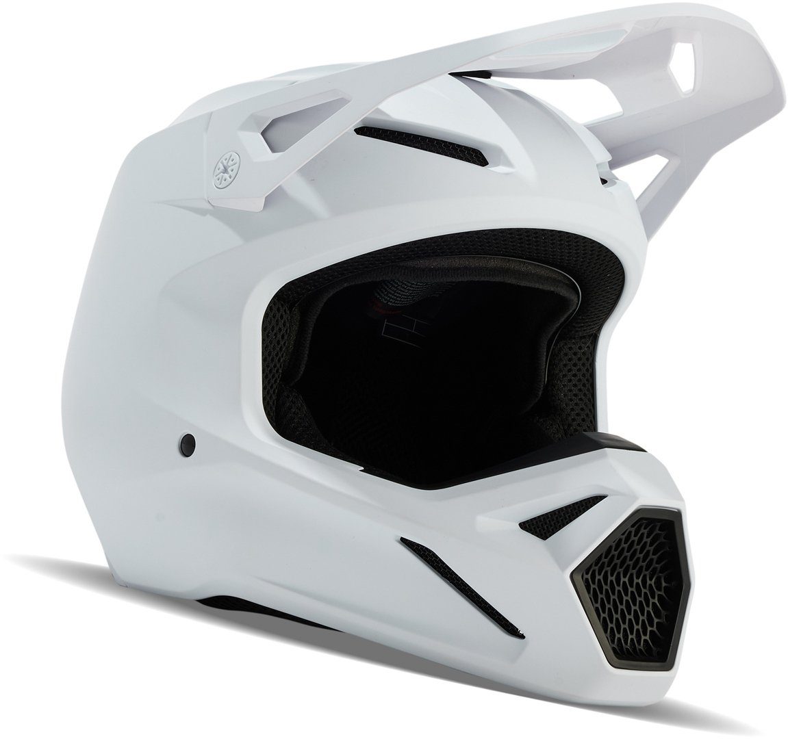 Fox Racing Motocrosshelm V1 Solid Motocross-Helm, Waschbar