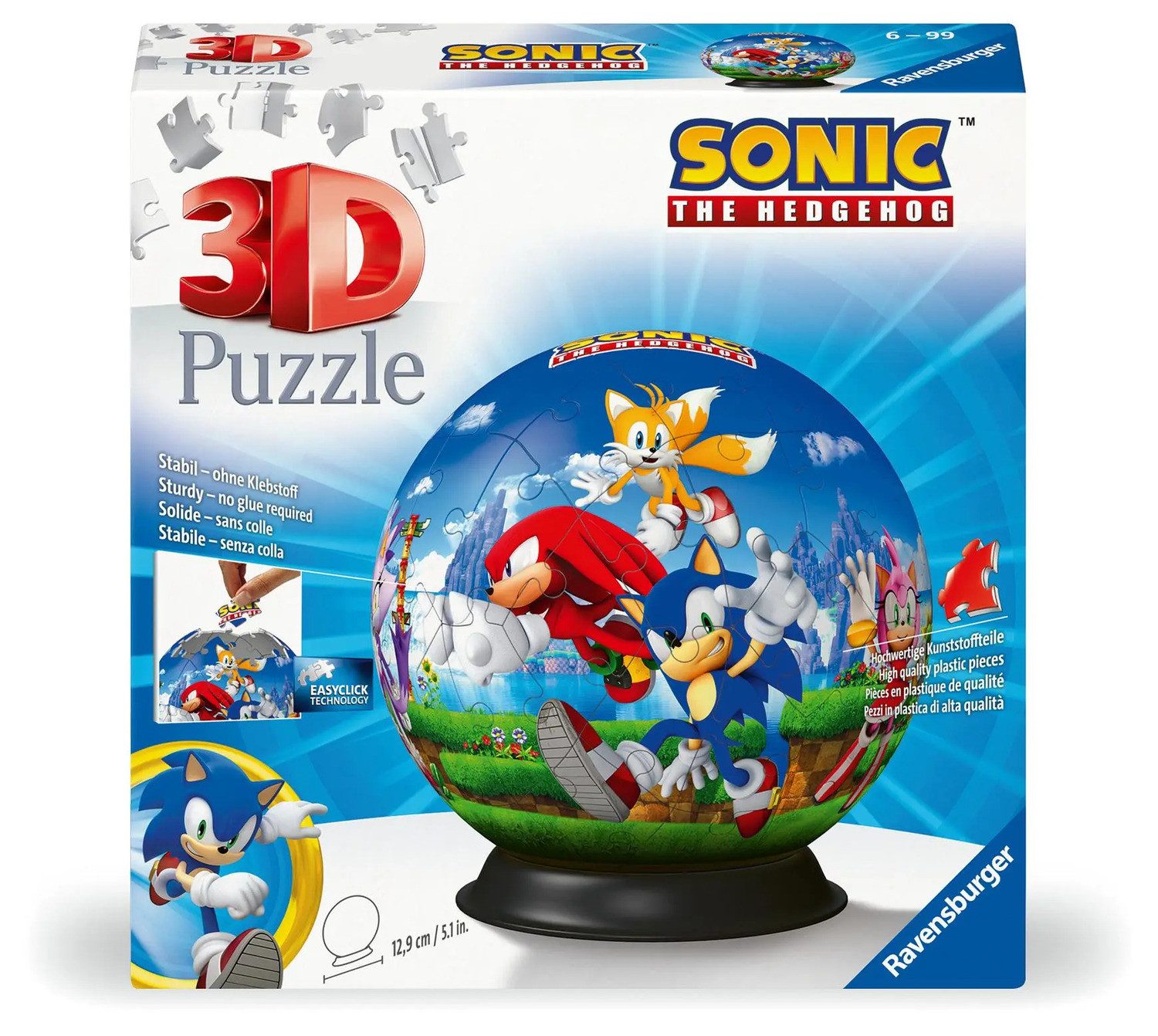 Ravensburger Puzzle 3D Puzzle-Ball Sonic the Hedgehog, Puzzleteile günstig online kaufen