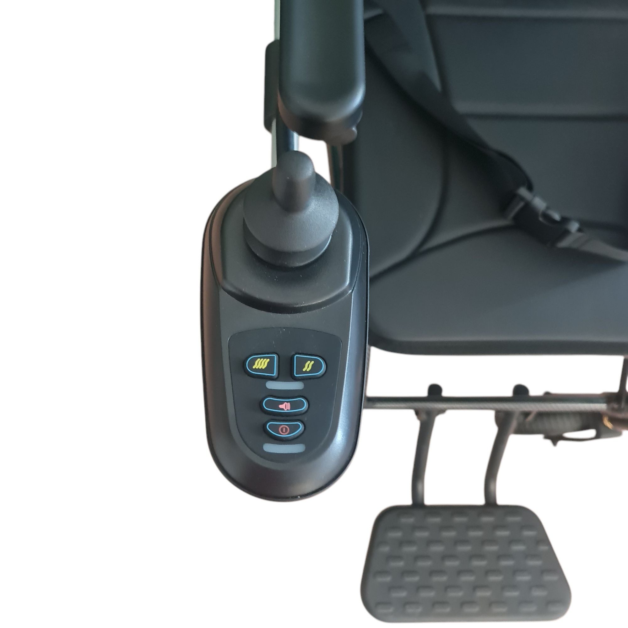 ENEWAY Elektrorollstuhl EWC-33, Joystick links und rechts anbaubar