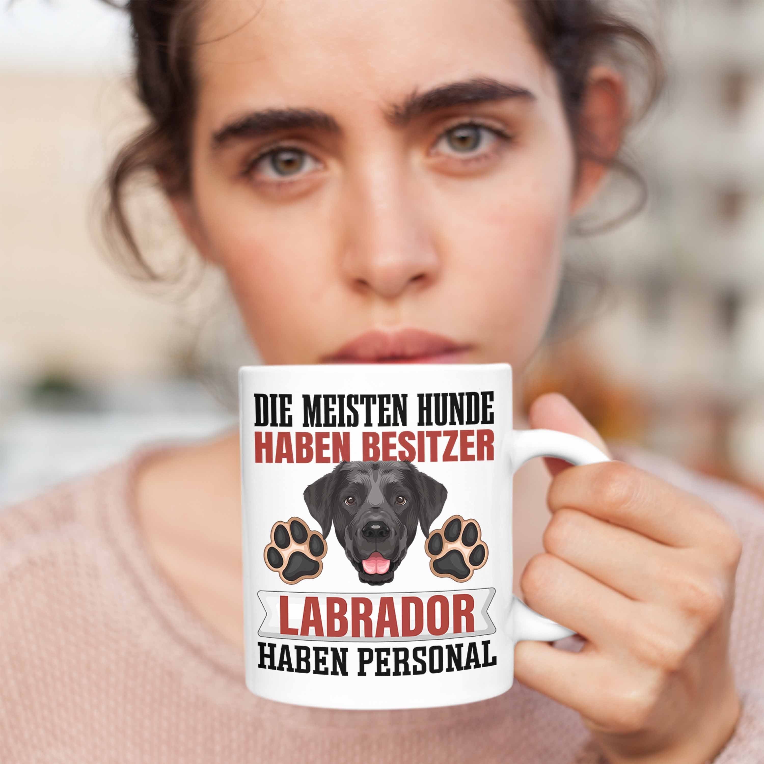 Spruch Besitzer Tasse Besitzer Tasse Lustiger Weiss Geschenkidee Trendation Labrador Geschenk
