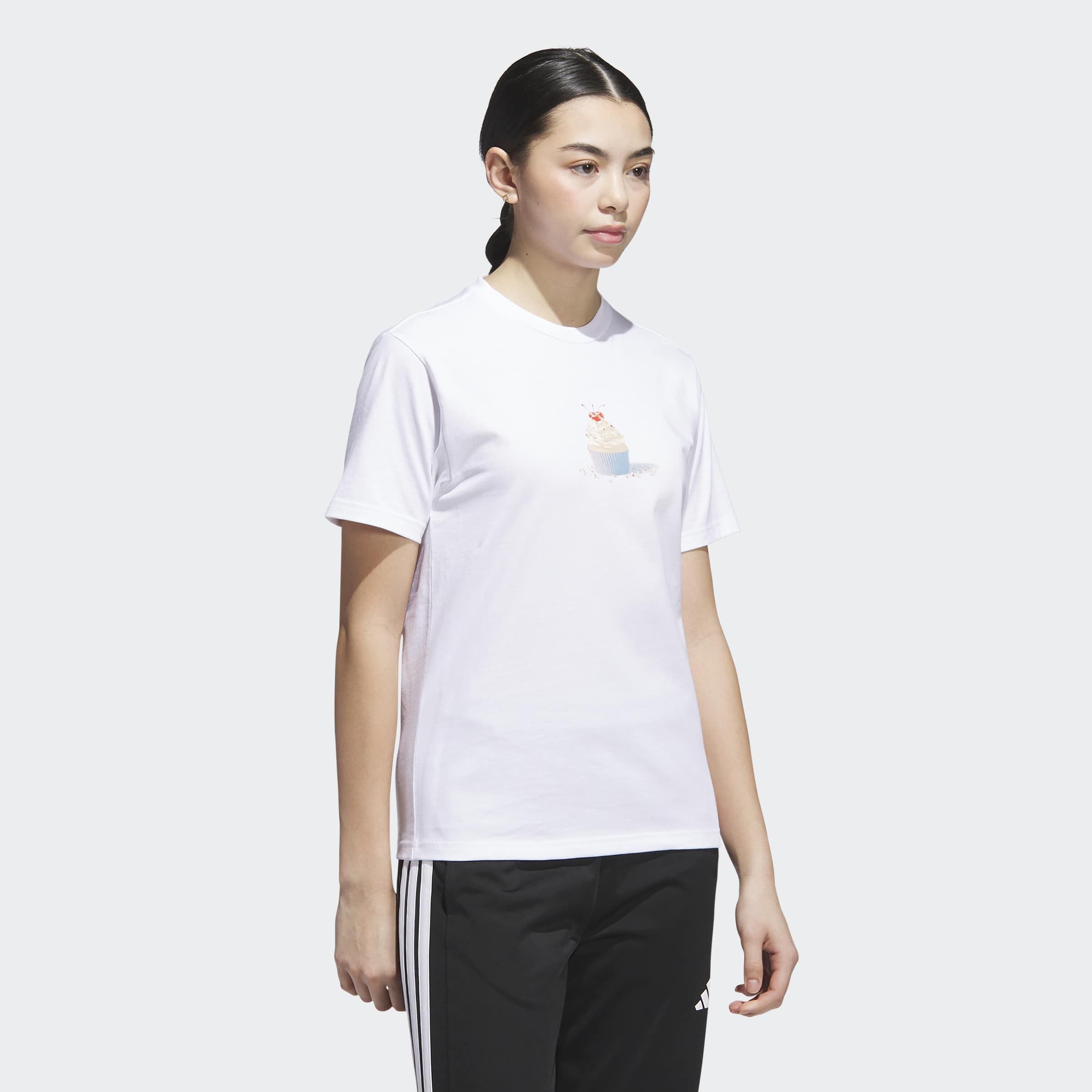 adidas Sportswear T-Shirt W CO CUPCK T mit Cupcake Motiv, aus weicher, leic günstig online kaufen