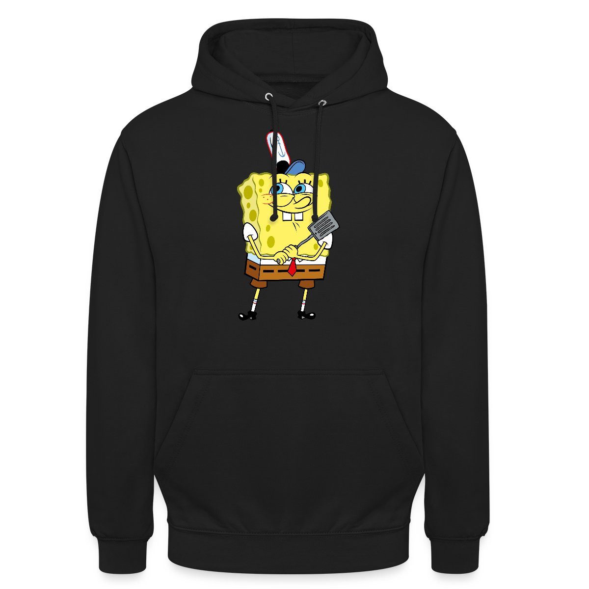 Spreadshirt Hoodie SpongeBob Schwammkopf Burger Braten Unisex Hoodie (1-tlg)