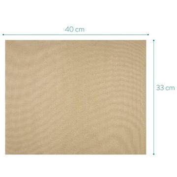 Navaris Backmatte Wiederverwendbares Backpapier - 33x40cm - Dauerbackfolie - 3er Set, PTFE (1-tlg)