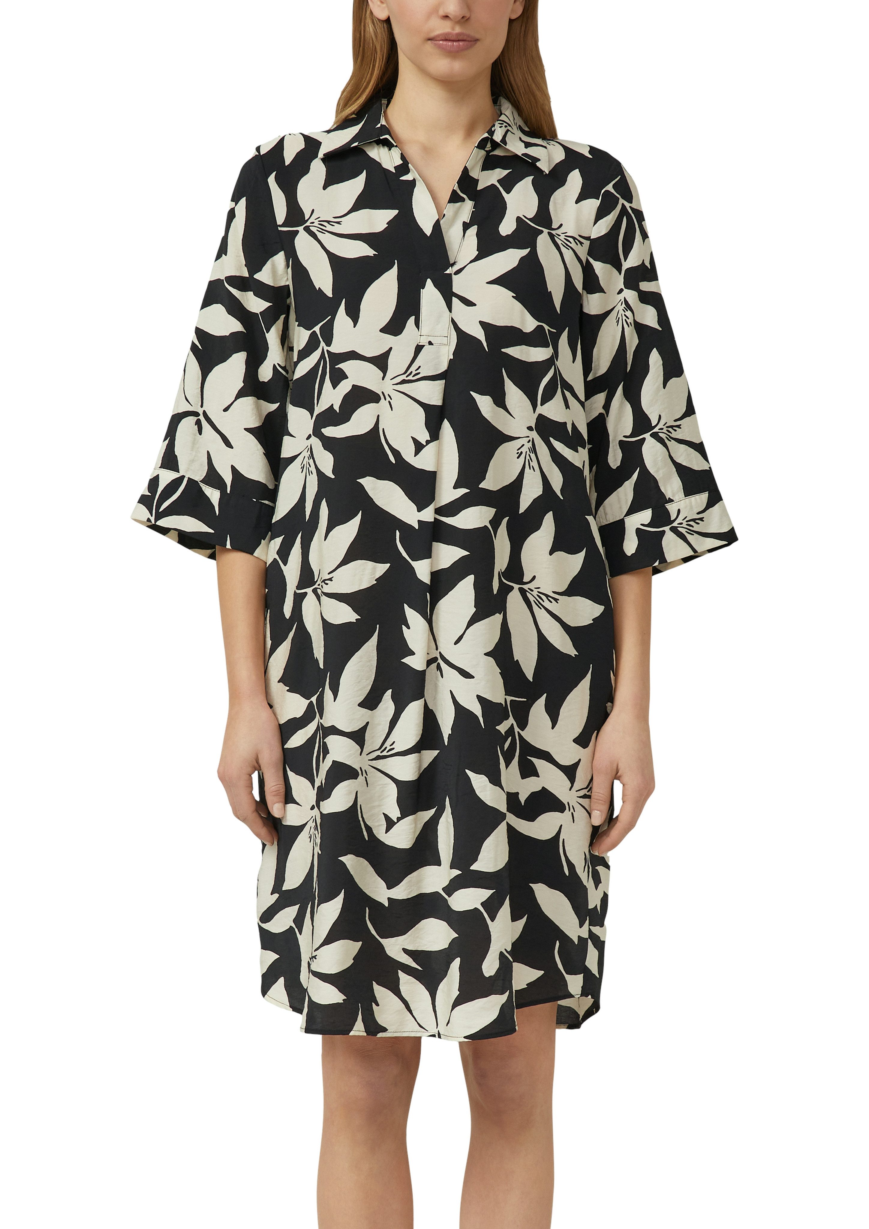 s.Oliver Blusenkleid mit seitlichen Eingrifftaschen