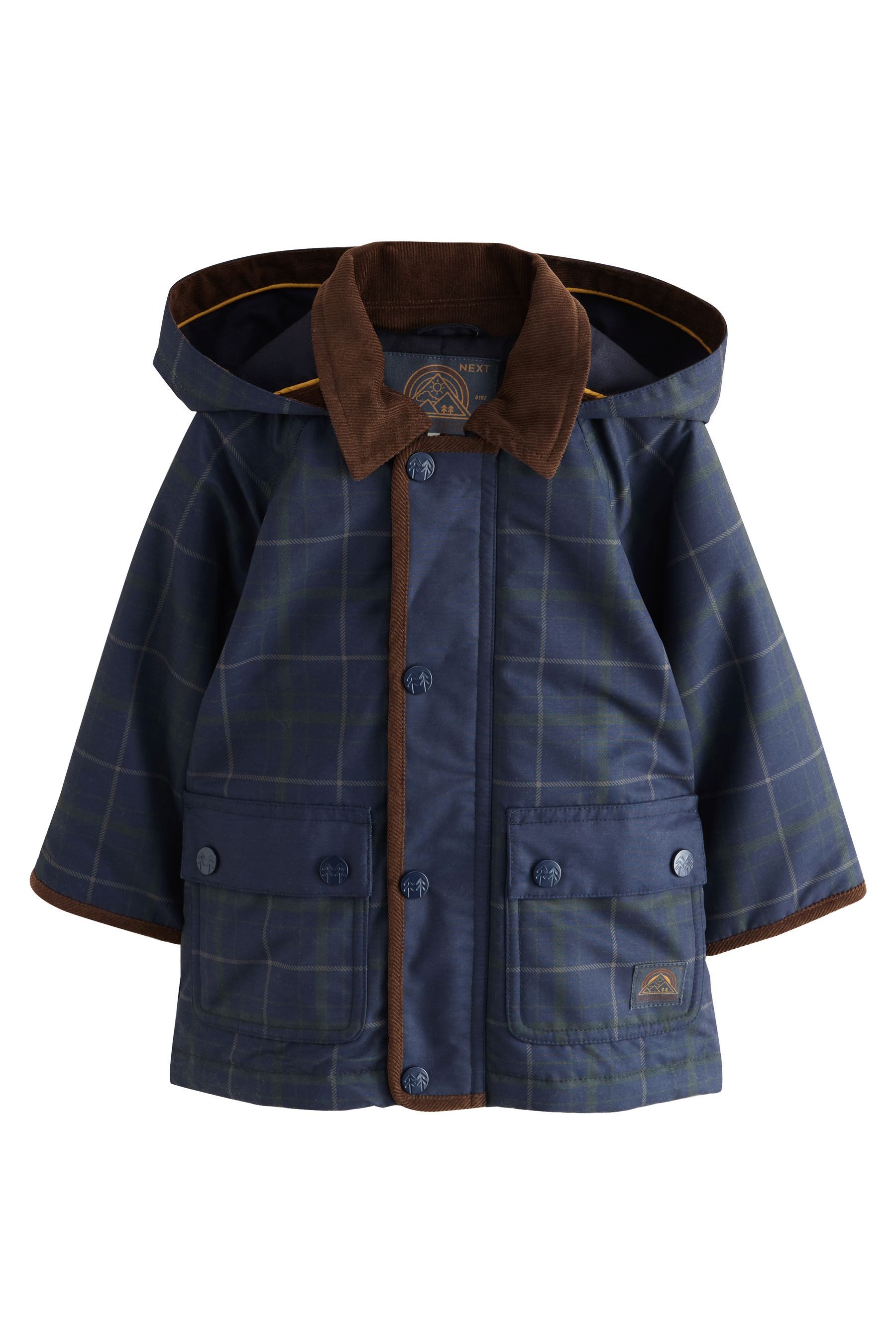 Next Cordjacke Kapuzenmantel mit Cordkragen (1-St) günstig online kaufen