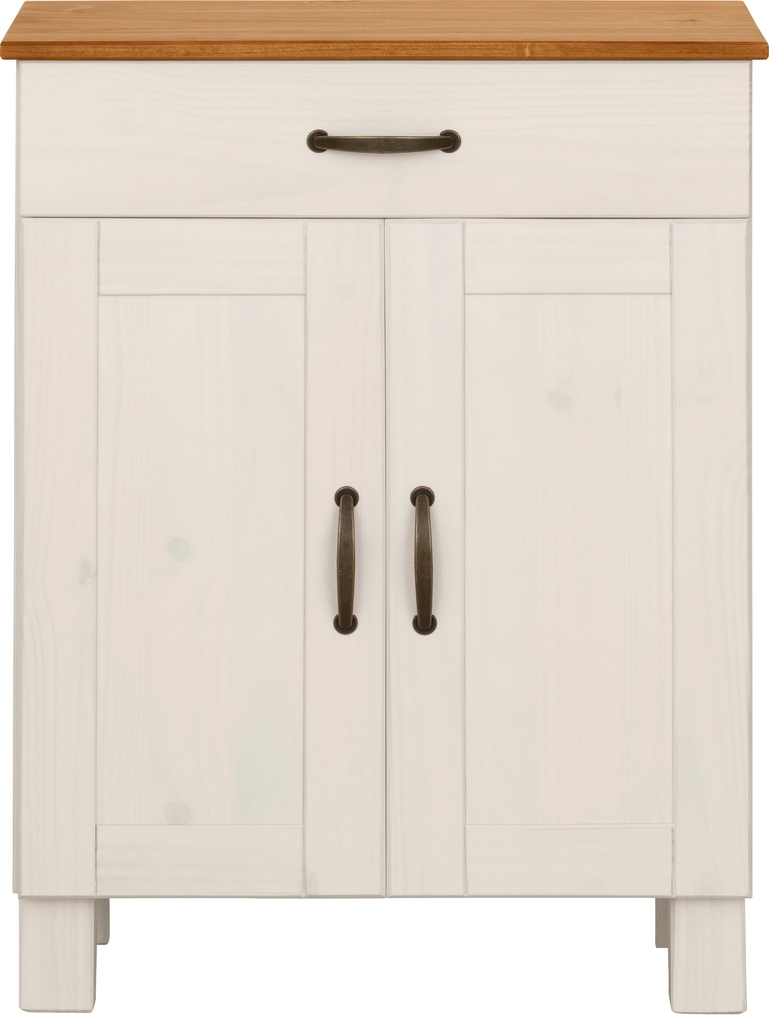Home affaire Unterschrank Rodby FSC®-zertifiziertes Massivholz, Breite 60cm, Höhe 80cm
