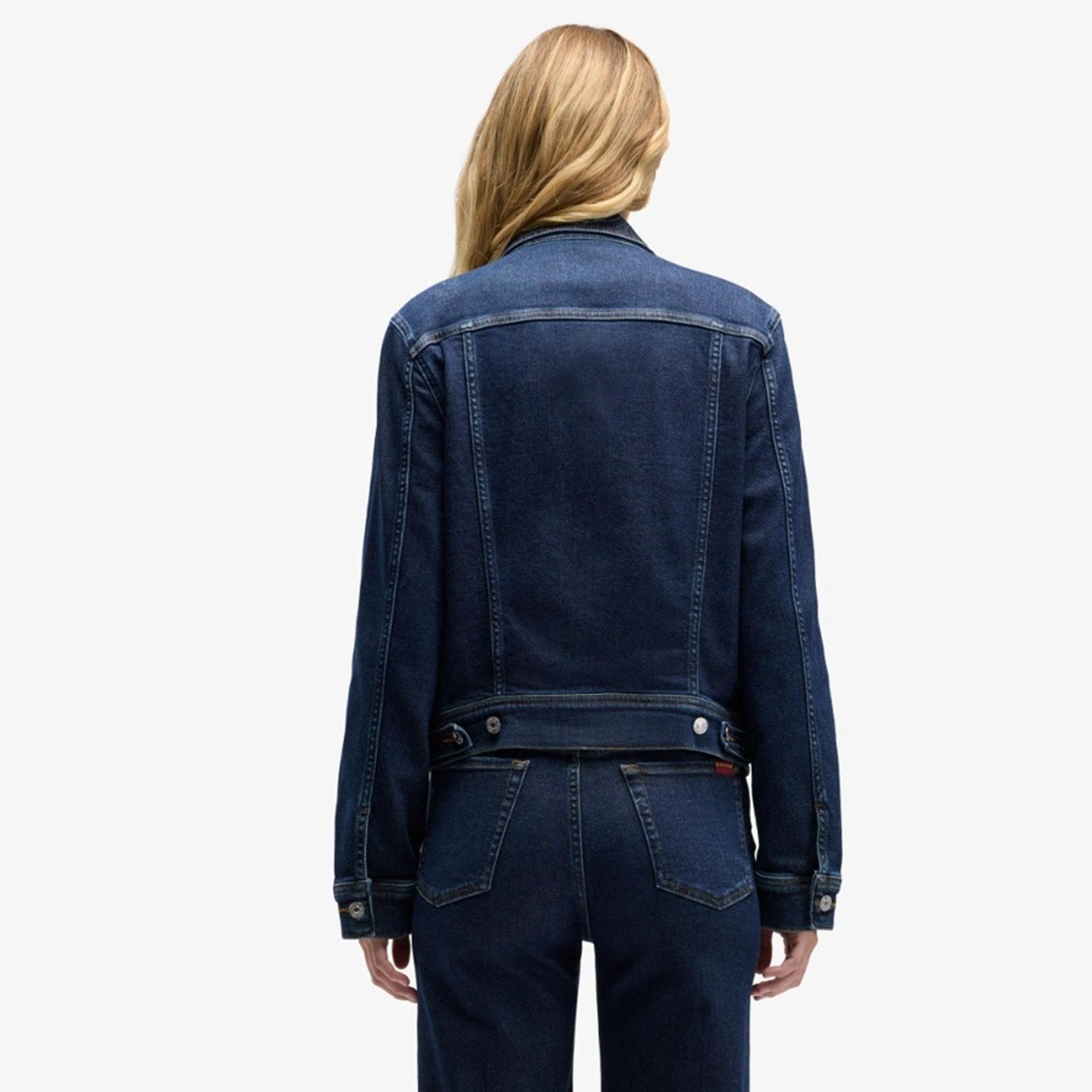 SEVEN FOR ALL MANKIND 5-Pocket-Jeans SEVEN FOR ALL MANKIND Jeansjacke ADI TRUCKER LUXE VINTAGE - Blau