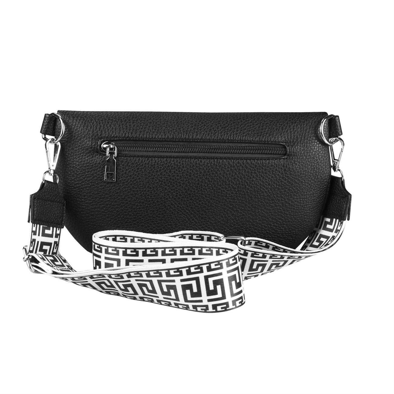 ITALYSHOP24 Bauchtasche Damen Gürteltasche Umhängetasche CrossBody günstig online kaufen