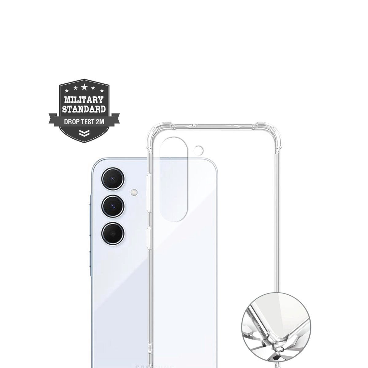 4smarts Handyhülle Hybrid Case Ibiza für Samsung Galaxy A56, Backcover, Schutzhülle, Handyschutzhülle, Case, Schutzcase, stoßfest