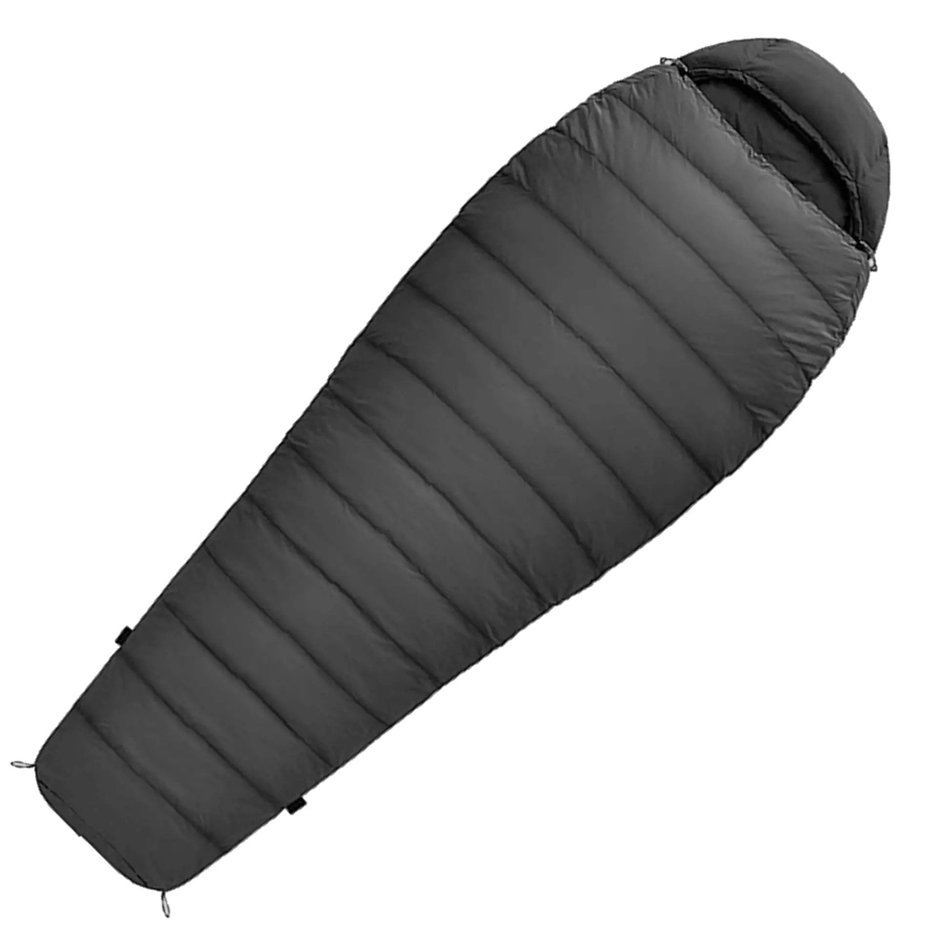 Norskskin Mumienschlafsack Mumienschlafsack Norskskin Ultralight Grau 800 g 205 cm Koppelbar, Ultraleicht, Schlafsack koppelbar, Kopfkissenfach