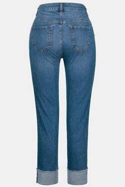 Gina Laura Regular-fit-Jeans 7/8-Jeans Tina Fransensaum