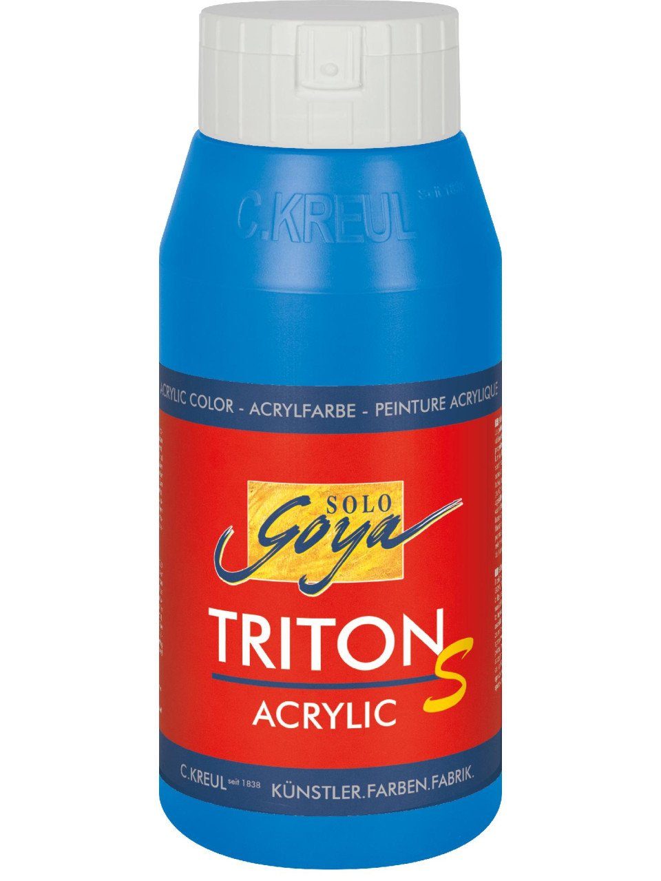 Acrylfarbe Kreul Solo Goya Acrylic Triton S primärblau 750 ml