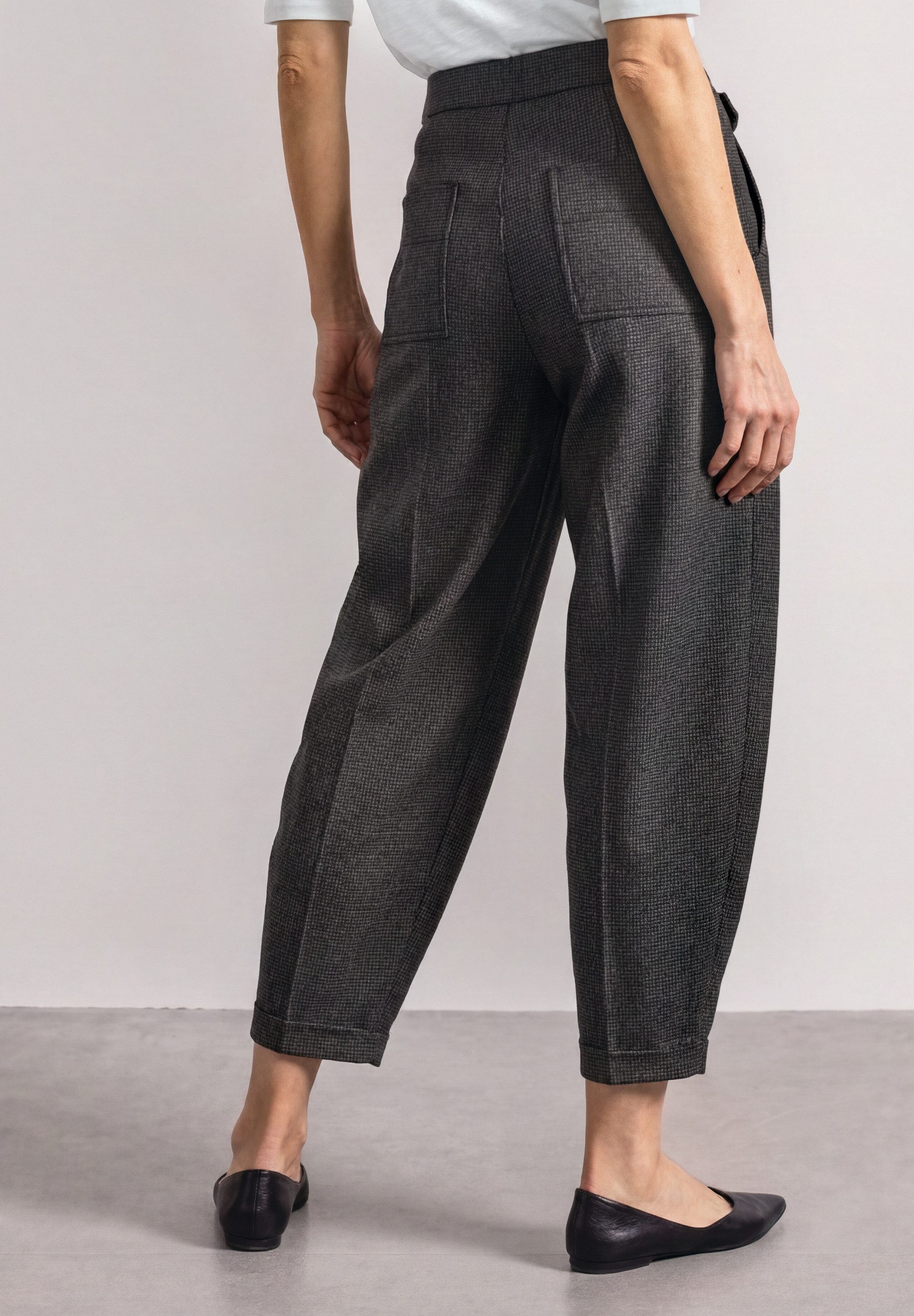 STREET ONE Stoffhose High Waist