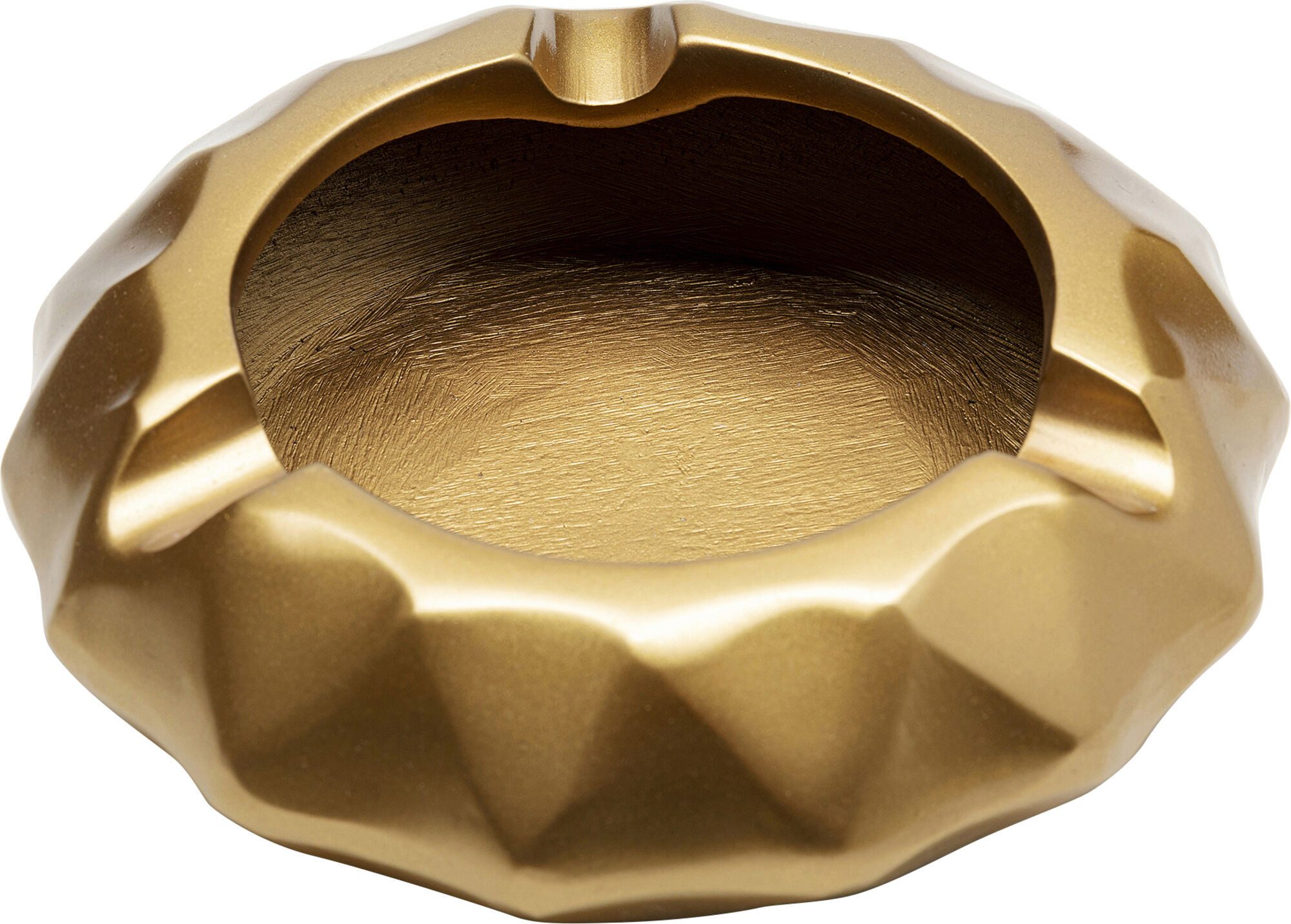 Kare Design Aschenbecher Aschenbecher Avantgard Gold Ø15cm