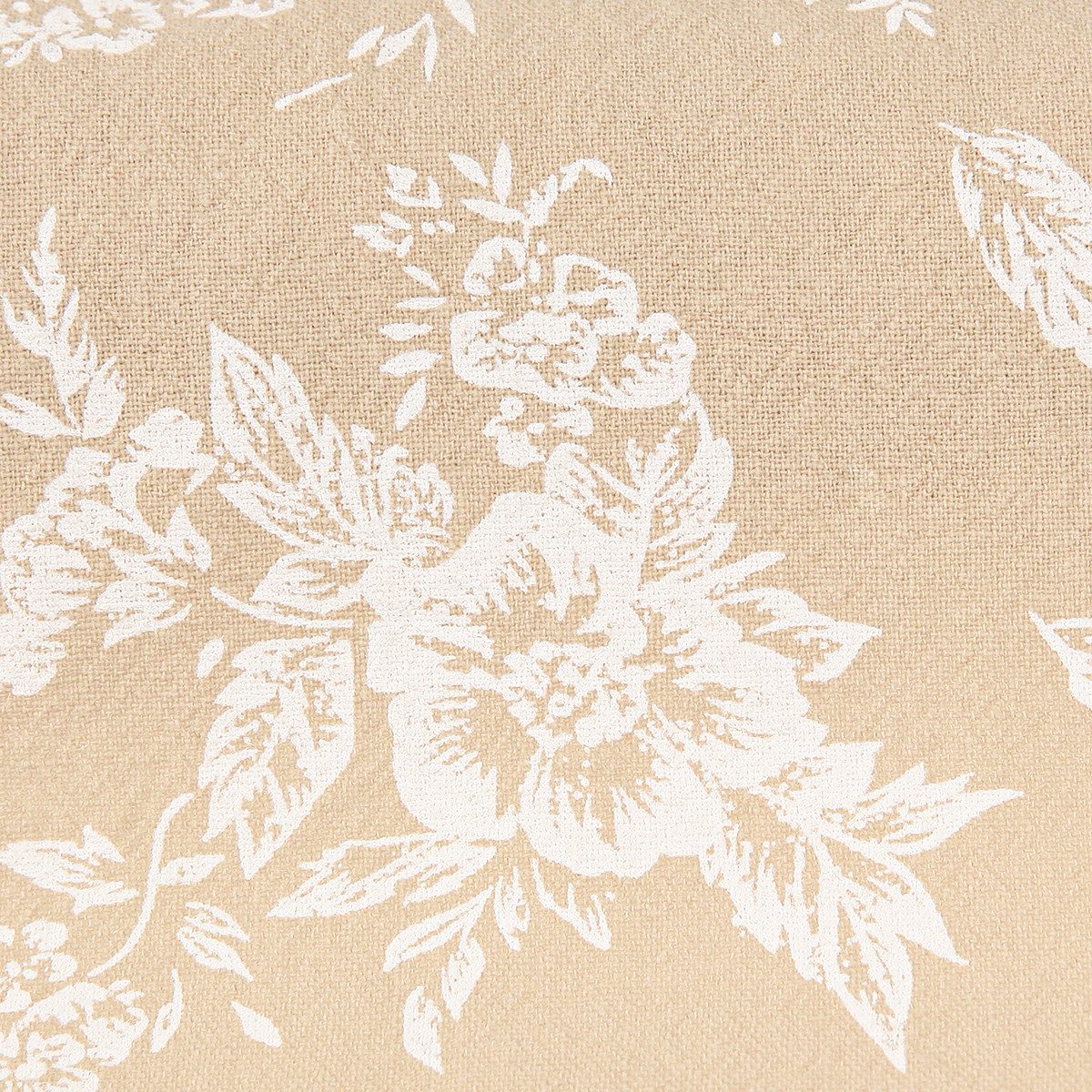 F. Stumpf GmbH Tischläufer Tischläufer Blumen Beige Baumwolle Deko 15x300cm