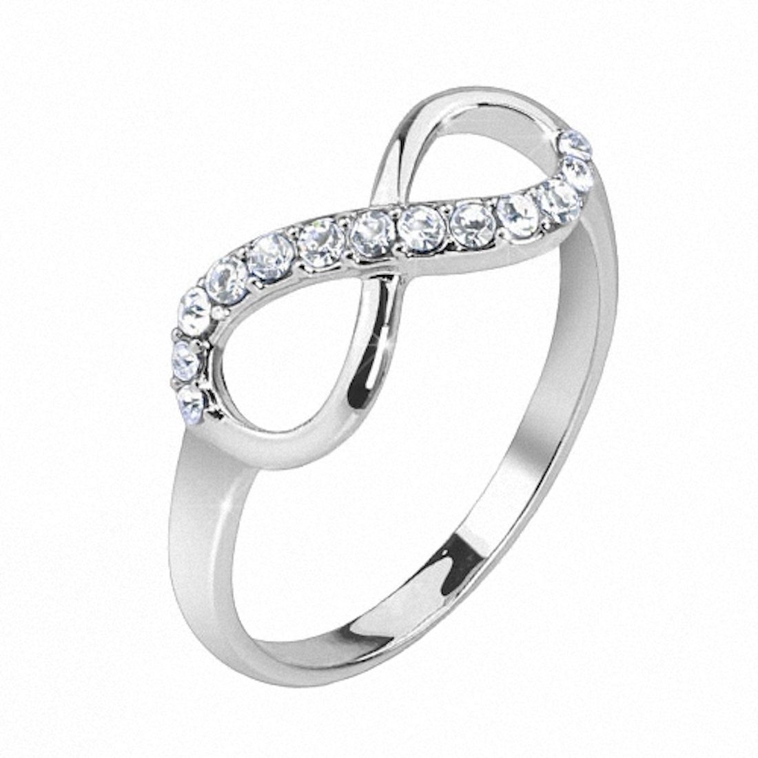 Taffstyle Fingerring Damen Ring Infinity Verlobungsring Damenring, Infinity günstig online kaufen
