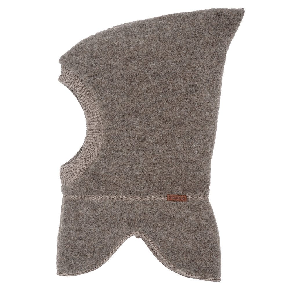 MAXIMO Schlupfmütze GOTS MINI-Schlupfmütze, Zipfel Wollfleece kbT, Jersey kbA (1-St) Wollfleece