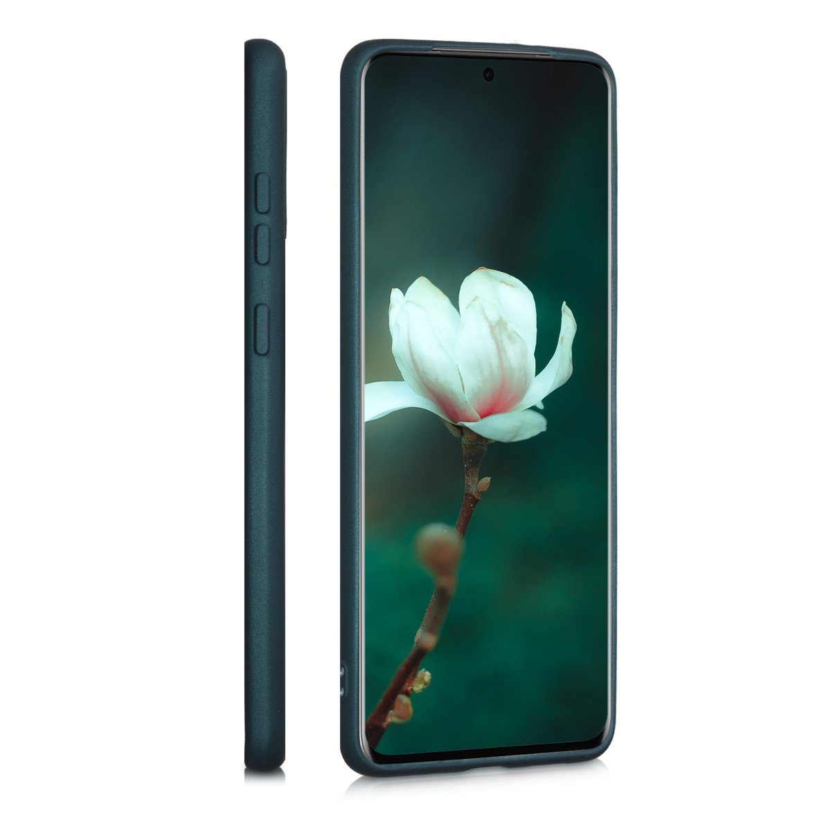 kwmobile Handyhülle Handyhülle für Samsung Galaxy S20 Plus Hülle, Silikon Case metallisch schimmernd - Schutzhülle Cover – Bild 4 von 5
