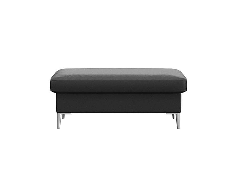 FLEXLUX Pouf Fiore, Kaltschaum, Füße Alu