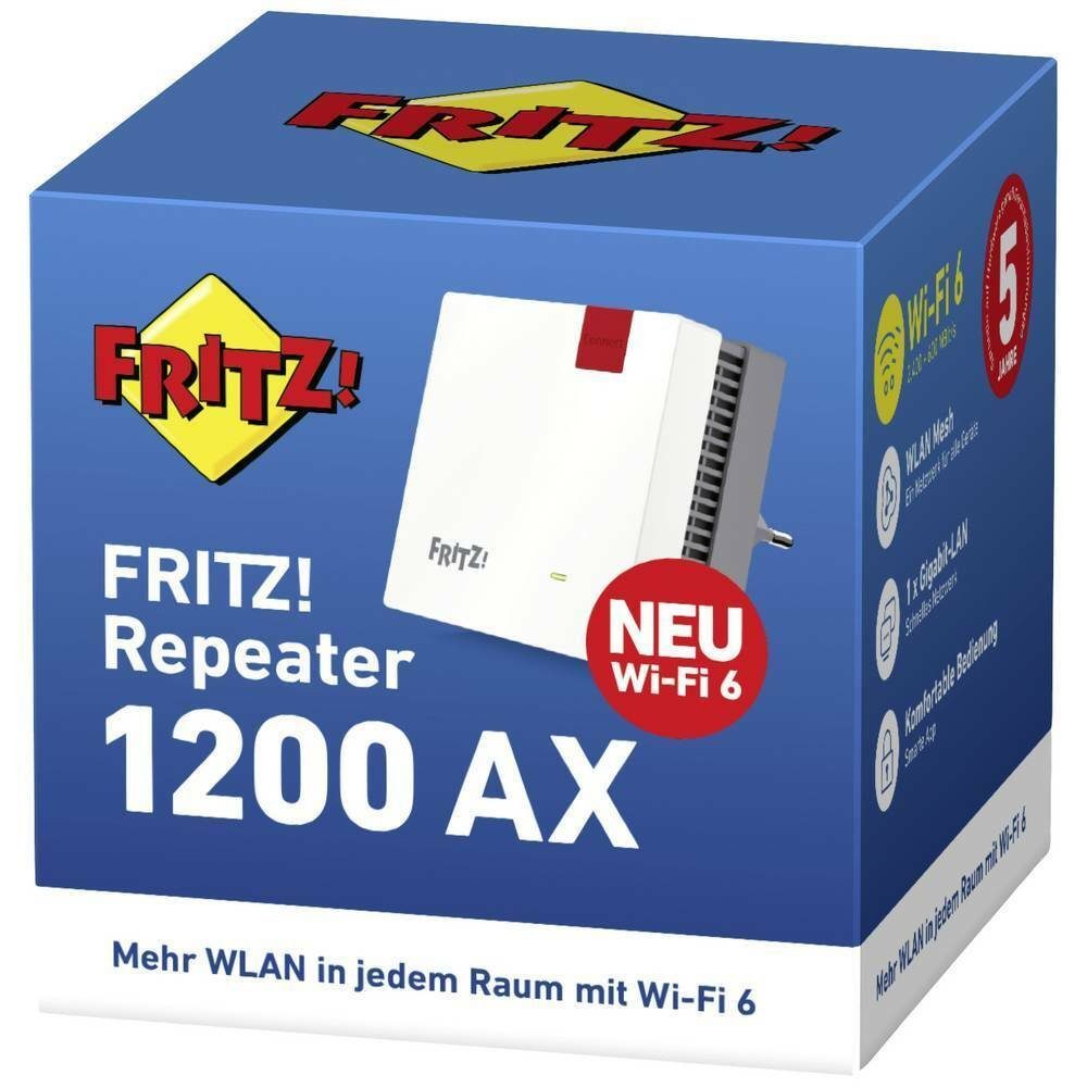 WLAN 2.4 3000 WLAN-Repeater GHz AX FRITZ!Repeater Repeater AVM MBit/s 1200