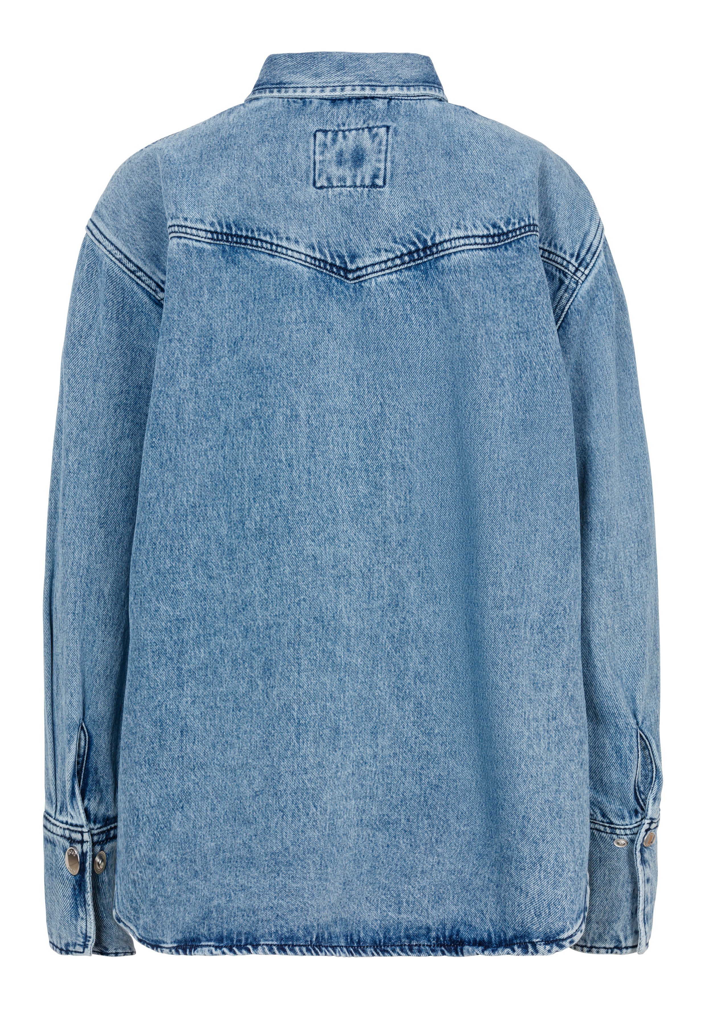 BOSS ORANGE Klassische Bluse DENIM SHIRT günstig online kaufen