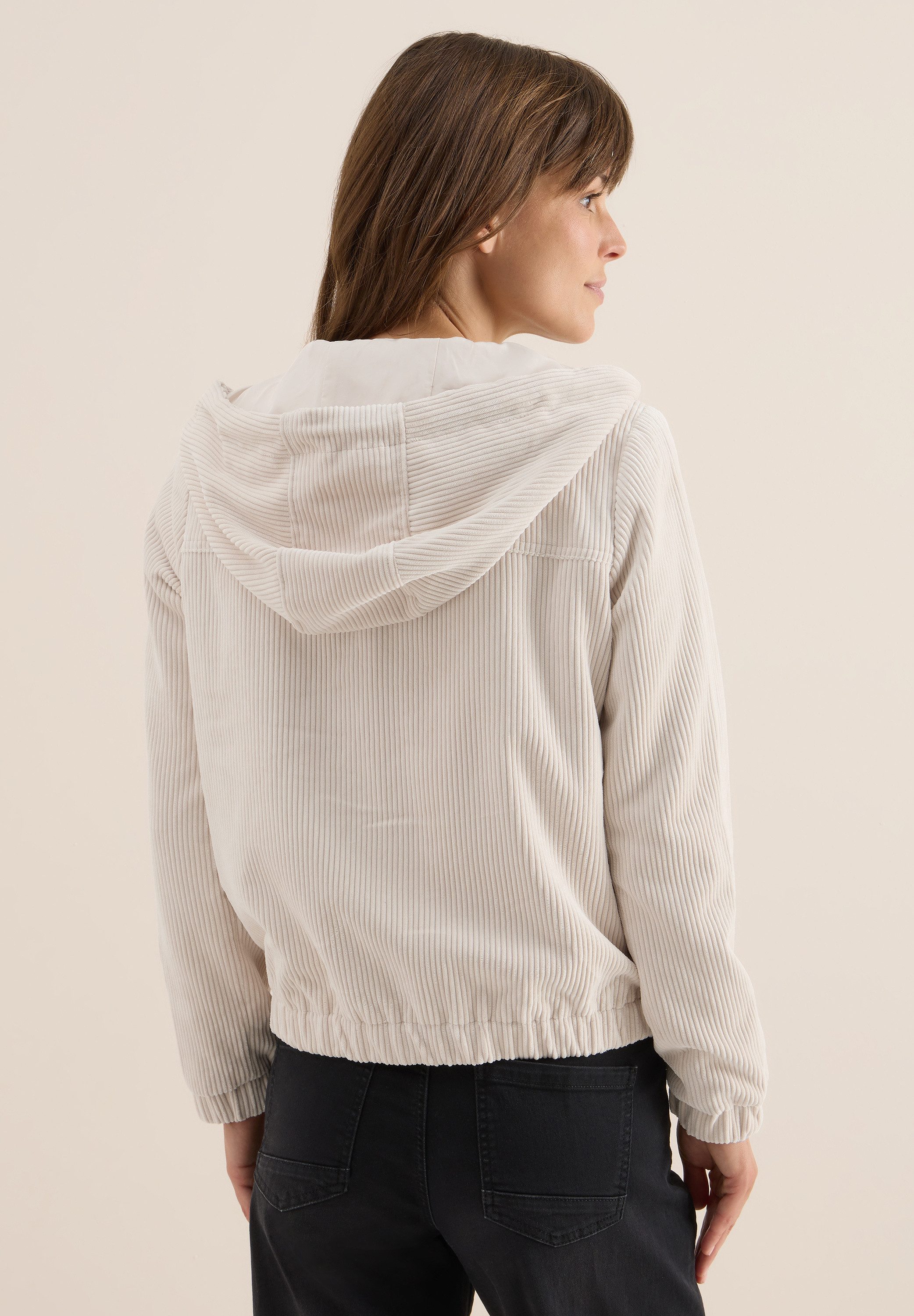 CECIL Cordjacke mit Kapuze mit Tunnelzugband günstig online kaufen