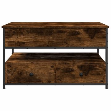 vidaXL Couchtisch Couchtisch Räuchereiche 85x50x50 cm Holzwerkstoff und Metall