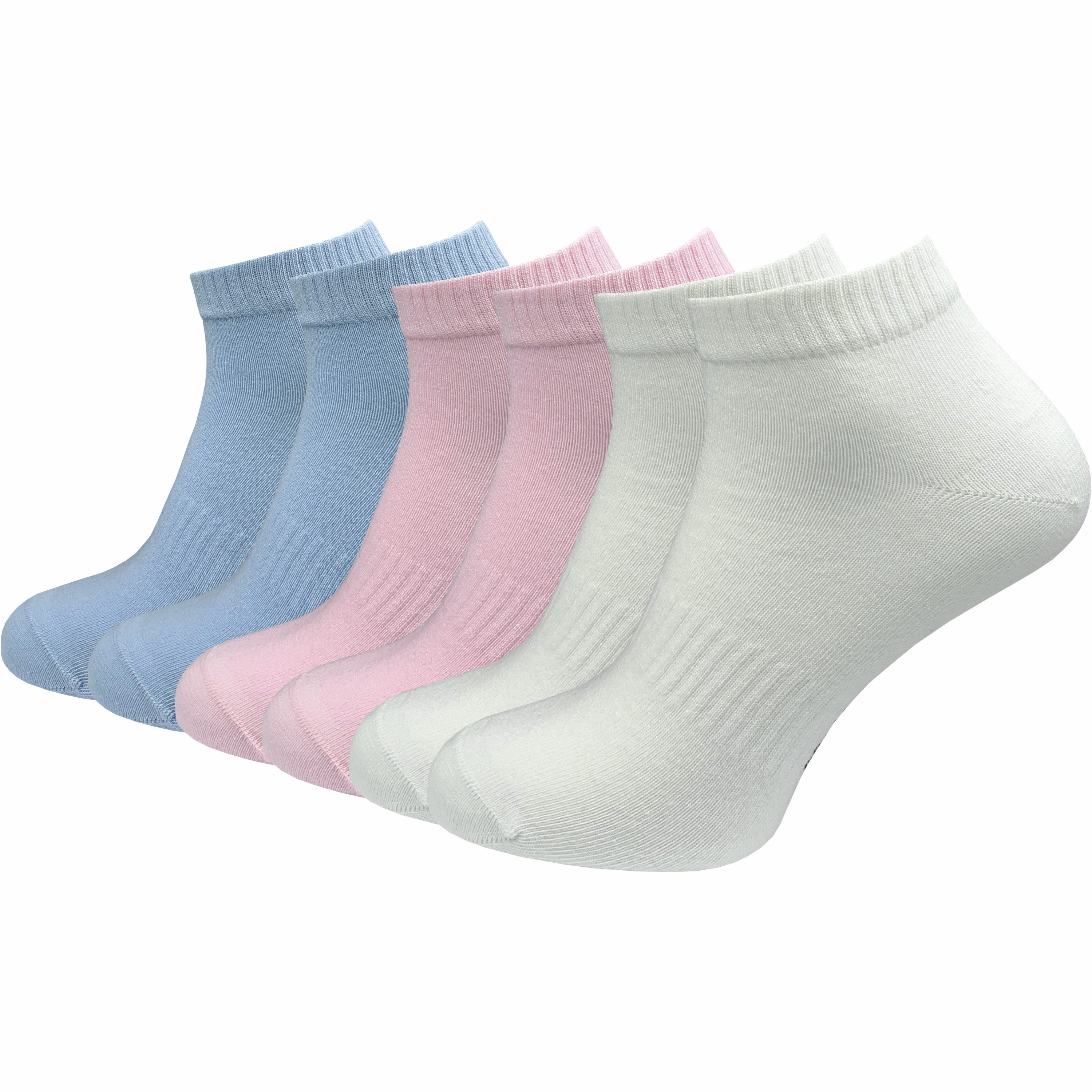 GAWILO Kurzsocken für Damen und Herren - Quartersocken aus Baumwolle (6 Paar) Kein Rutschen dank Rippbund - Etwas länger als Sneaker Socken