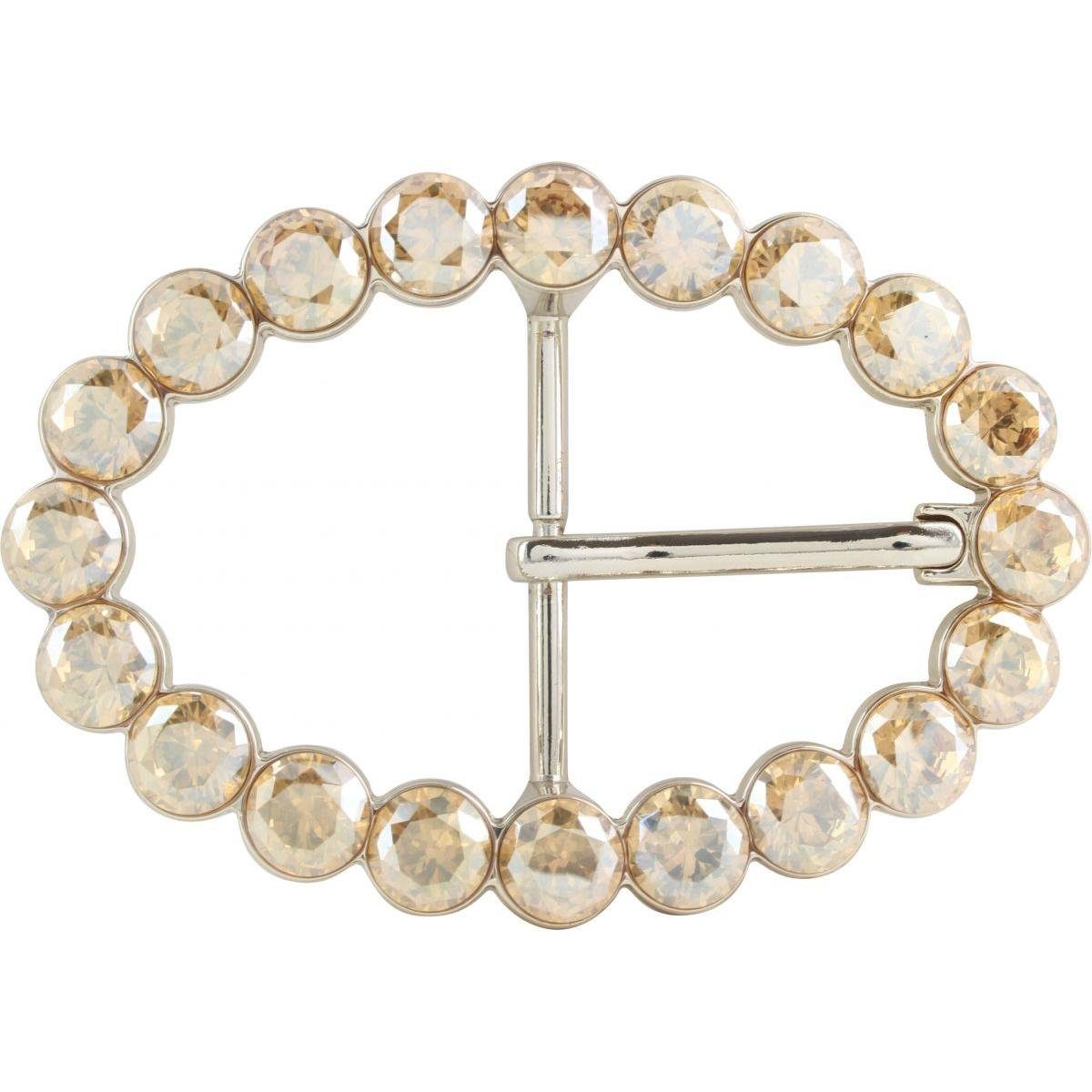 BELTINGER Gürtelschnalle Valence 4,0cm - Gürtelschließe 40mm - Dorn-Schließe mit Strass - Gürte (1-St)