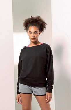 SF Women Sweatshirt modischer Damen Slounge Sweater für Frauen und Mädchen mit weitem Ausschnitt