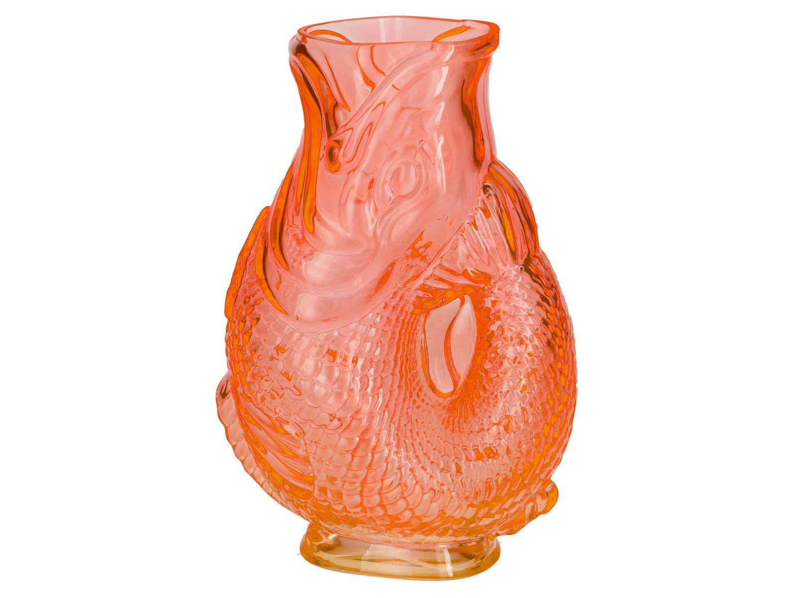 Dekovase Jacquard Fischvase S orange 24cm