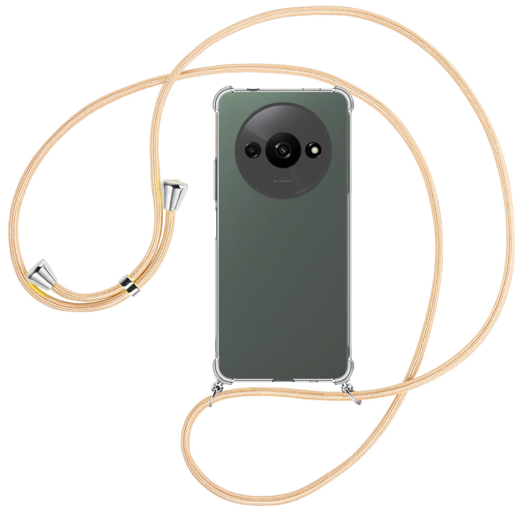 mtb more energy Handykette für Xiaomi Redmi A3 [NC-822-S], Umhängehülle mit Band [NC-822-S]