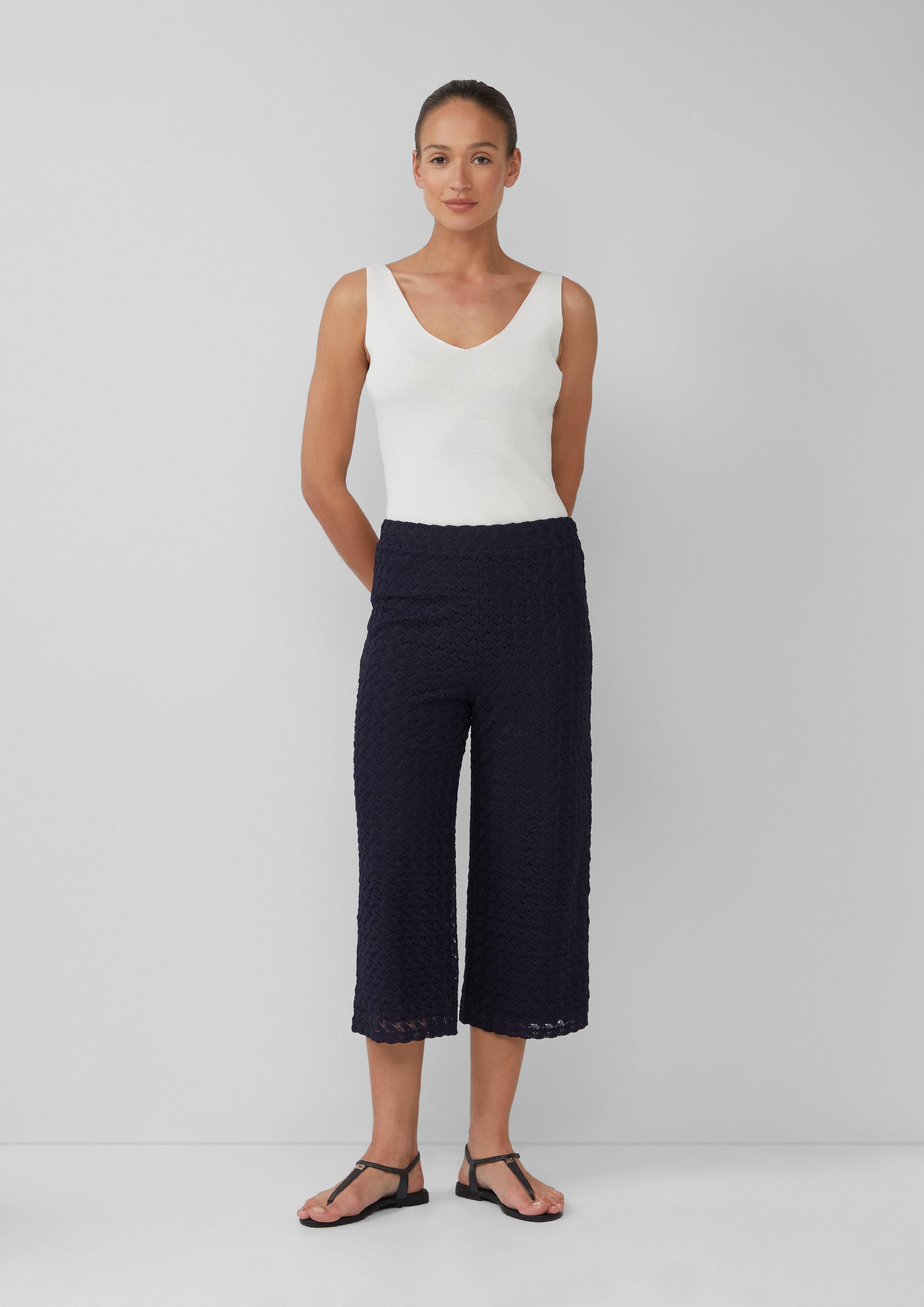 s.Oliver BLACK LABEL 7/8-Hose Culotte aus günstig online kaufen