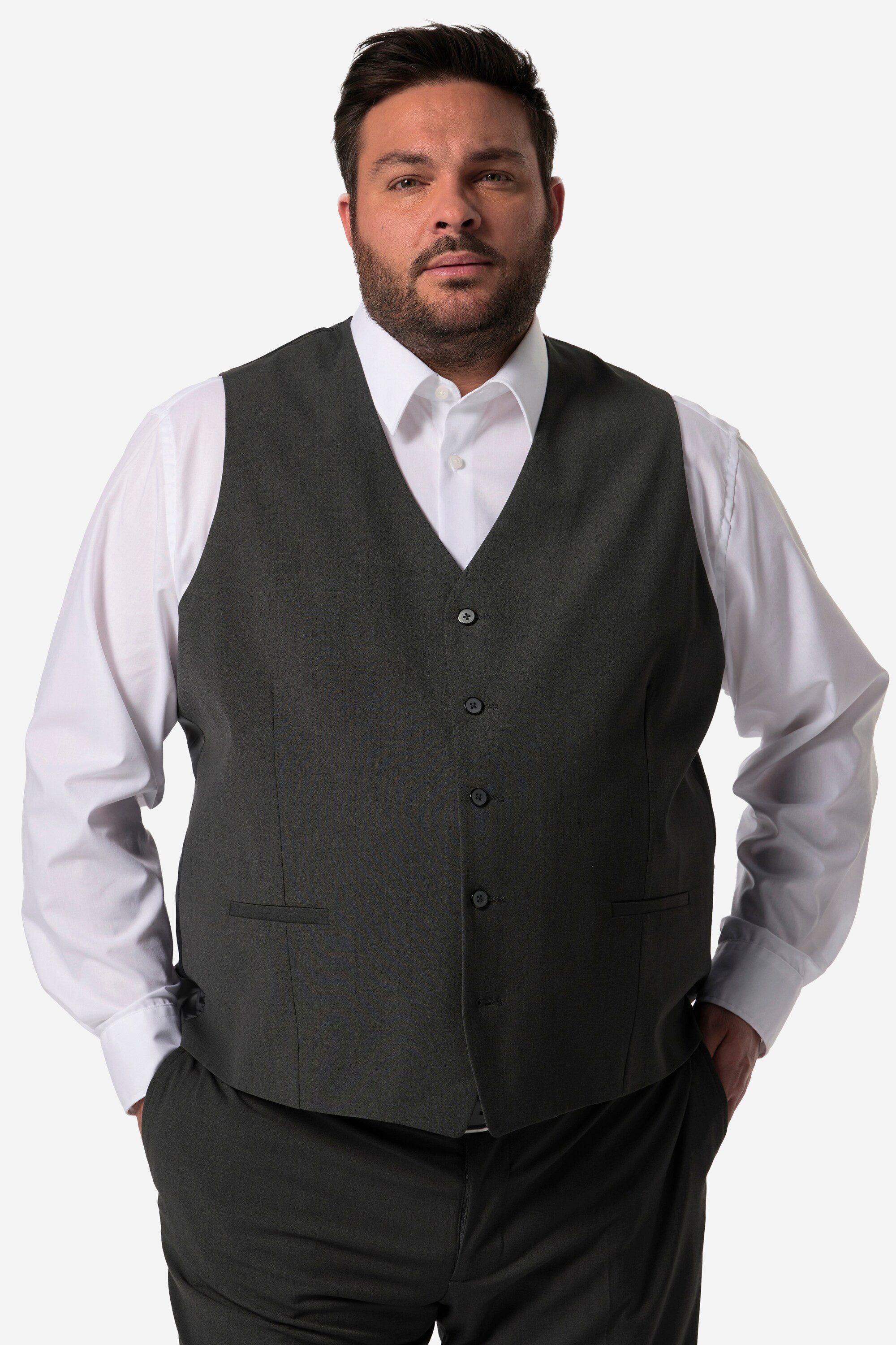 Men Plus Steppweste Business-Weste Baukasten Barcelona