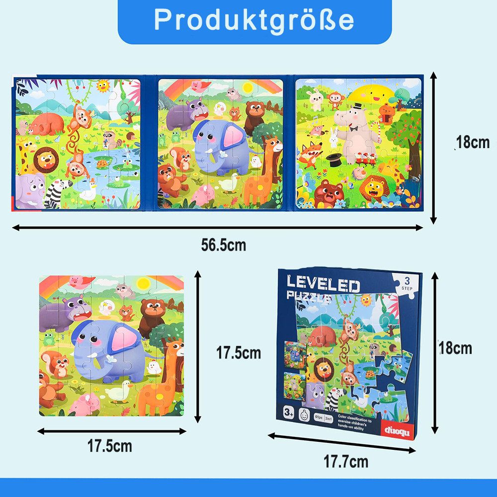 CLTYQ Steckpuzzle Magnetpuzzle für Kinder ab günstig online kaufen