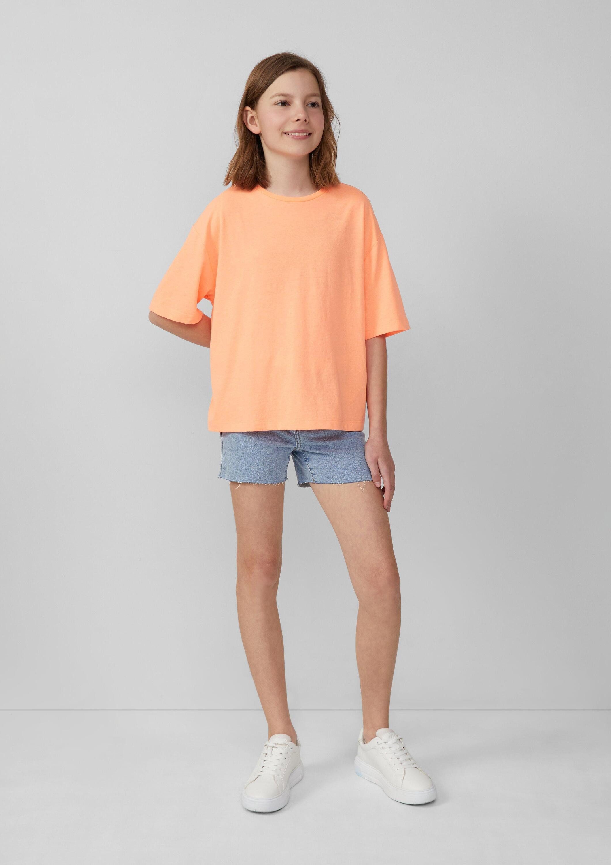 s.Oliver Kurzarmshirt T-Shirt T-Shirt im Boxy Fit mit Rückenprint